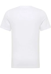 MUSTANG T-Shirt 'Austin' dunkelblau/weiß