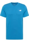 MUSTANG T-Shirt AUSTIN azur/weiß