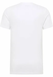 MUSTANG T-Shirt 'AUSTIN' marine/hellrot/weiß