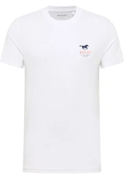 T-Shirt 'AUSTIN' marine / hellrot / wei