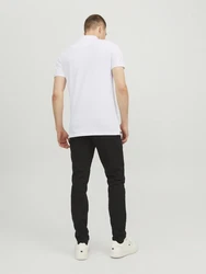 Jack & Jones Poloshirt JJEPAULOS POLO SS NOOS blau/grau/weiß