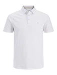 Jack & Jones Poloshirt JJEPAULOS POLO SS NOOS blau/grau/weiß