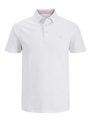Jack & Jones Poloshirt JJEPAULOS POLO SS NOOS blau/grau/weiß