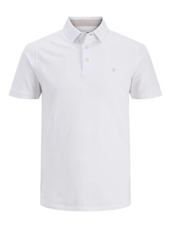Jack & Jones Poloshirt JJEPAULOS POLO SS NOOS blau/grau/weiß Jack & Jones Poloshirt JJEPAULOS POLO SS NOOS blau/grau/weiß