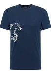 MUSTANG T-Shirt 'AUSTIN' marine/weiß