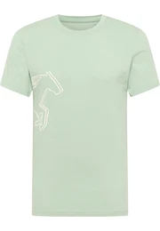 T-Shirt 'AUSTIN' pastellgrn / offwhite