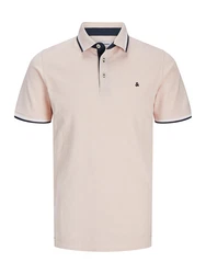 Jack & Jones T-Shirt JJEPaulos marine/ros/weiß