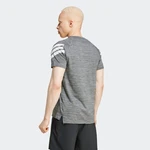ADIDAS PERFORMANCE Funktionsshirt 'Gym+' schwarzmeliert/weiß