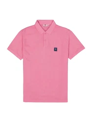 Garcia Poloshirt T-Shirt navy / hellpink / offwhite