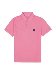 Poloshirt navy / hellpink / offwhite