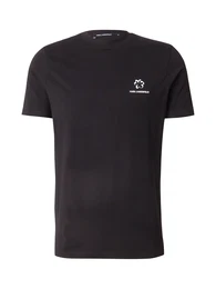 T-Shirt schwarz / wei