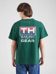 TOMMY HILFIGER T-Shirt 'SAILING' navy/dunkelgrn/rot/wei
