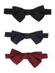 ABOUT YOU Fliege 'Bruno' navy / dunkelrot / schwarz / offwhite