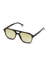 Sonnenbrille 'Zurich' cognac / grn / schwarz