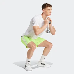 ADIDAS PERFORMANCE Sportshorts apfel/weiß