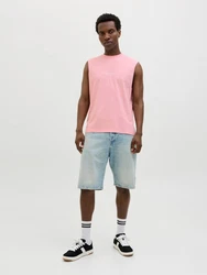 JACK & JONES 'JORVesterbro' hellpink/weiß