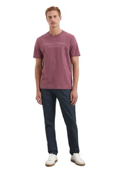 Marc O'Polo T-Shirt lila/weiß