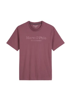 Marc O'Polo T-Shirt lila/weiß