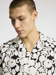 SELECTED HOMME Hemd Regair schwarz/weiß