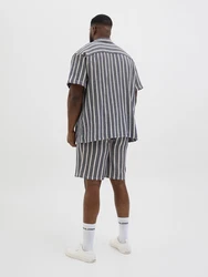 Jack & Jones Plus Hemd JORCOBA beige/marine/weiß