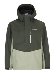 Outdoorjacke 'Pouring Adventure' pastellgrn / dunkelgrn