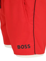 BOSS Badeshorts Starfish rot/schwarz/weiß