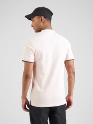 JACK & JONES T-Shirt JJEPAULOS pfirsich / schwarz