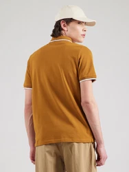 Ben Sherman Poloshirt T-Shirt blau / safran / weiß