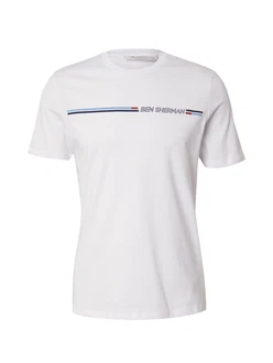 Ben Sherman T-Shirt blau/schwarz/weiß
