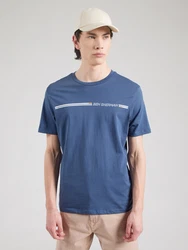 Ben Sherman T-Shirt marineblau/orange/weiß