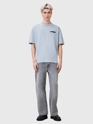 AllSaints T-Shirt 'REDACT' hellblau/schwarz