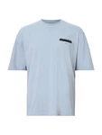 AllSaints T-Shirt 'REDACT' hellblau/schwarz