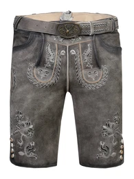 Trachtenshorts graumeliert