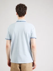 Ben Sherman Poloshirt T-Shirt royalblau/pastellblau/schwarz