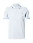 Ben Sherman Poloshirt T-Shirt royalblau/pastellblau/schwarz