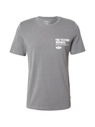 s.Oliver T-Shirt hellblau/grau/rot/offwhite