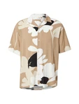 JACK & JONES Hemd JJJEFF khaki/schwarz/weiß
