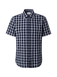 Hemd navy / wei