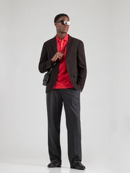 OLYMP Poloshirt Rot/Dunkelrot