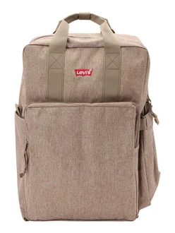 LEVI'S Rucksack L Pack Large Bags grau/blutrot/weiß