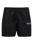 JACK & JONES Badeshorts JPSTNAXOS schwarz / offwhite