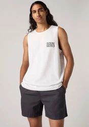 LEVI'S Top 'ROWER' schwarz/weiß