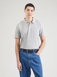 QS Poloshirt graumeliert