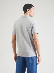 QS Poloshirt graumeliert