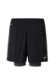 Asics Road 2n1 Shorts silbergrau/schwarz