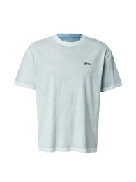 T-Shirt pastellblau / schwarz