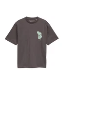 T-Shirt grau / grn