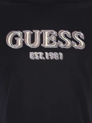 GUESS T-Shirt camel/elfenbein/navy/weiß