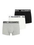 AllSaints Boxershorts hellgrau/graumeliert/schwarz/weiß
