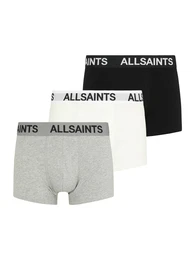 Boxershorts hellgrau / graumeliert / schwarz / wei